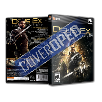 Deus Ex Mankind Divided Pc Game Cover Tasarımı